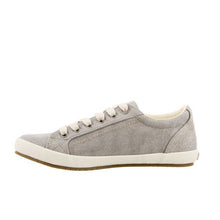 Load image into Gallery viewer, Taos Star Sneaker in Grey Wash Canvas - Women's