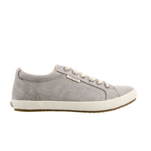 Load image into Gallery viewer, Taos Star Sneaker in Grey Wash Canvas - Women's