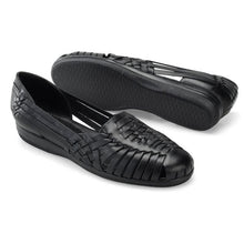 Load image into Gallery viewer, Softspots Trinidad Huarache Flats in Black