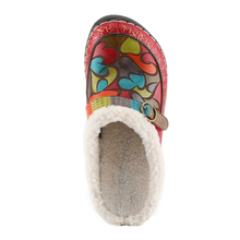 Load image into Gallery viewer, L&#39;Artiste Yalla Slippers in Red Multi - Women&#39;s