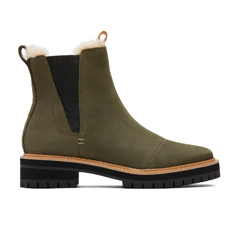 Toms Dakota Chelsea Boot in Tarmac Olive Women s
