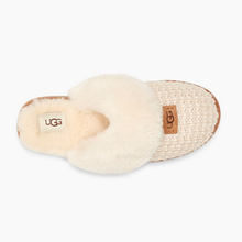 Load image into Gallery viewer, UGG Cozy Knit Slipper in Cream - Women&#39;s